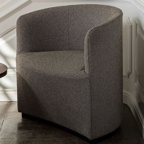 Poltrona contemporanea - TEAROOM - AUDO - in tessuto / in legno compensato / in MDF
