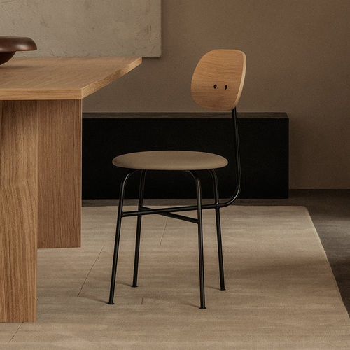 Sedia da pranzo contemporanea - AFTEROOM - AUDO - da interno / in tessuto / in pelle