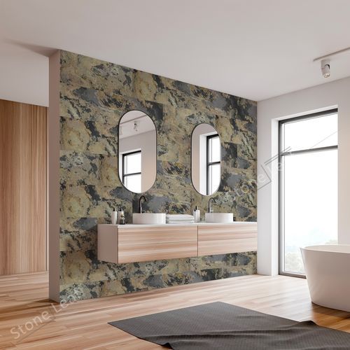 Pannello decorativo in pietra naturale - MOSCOU  - StoneLeaf - per interni / da parete / impiallacciato