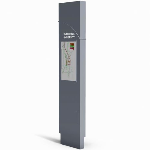Totem pubblicitario - MISSION - Brasco International Inc. - LED / digitale / per spazio pubblico