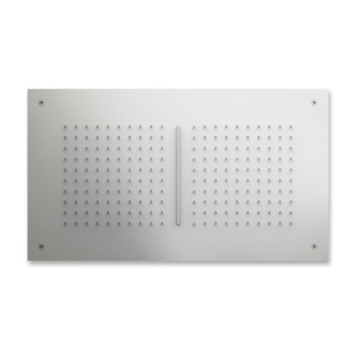 Soffione doccia da incasso a soffitto - H2O 70X40 - Aquademy - rettangolare / a pioggia / a cascata