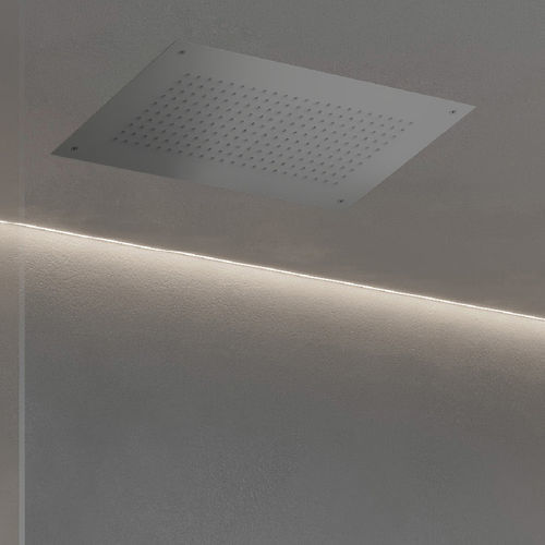 Soffione doccia da incasso a soffitto - H2O 70X40 - Aquademy - rettangolare / a pioggia