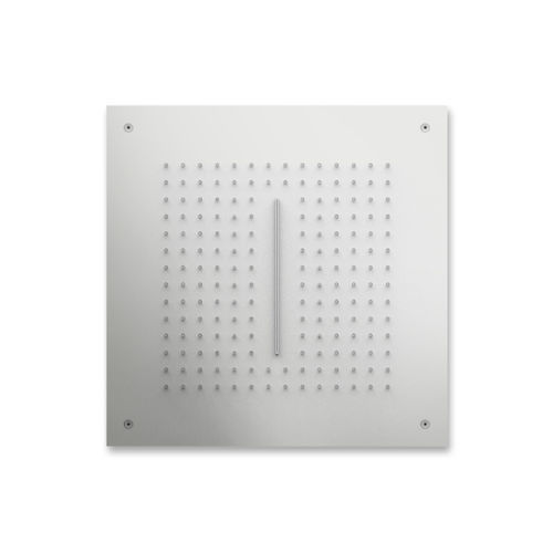 Soffione doccia da incasso a soffitto - H2O 50 - Aquademy - quadrato / a pioggia / a cascata
