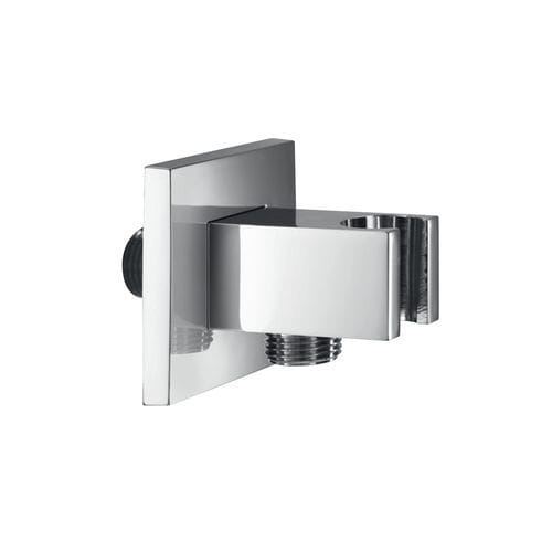 Rubinetto da doccia - QUADRO - Aquademy - da parete / in ottone cromato / da bagno
