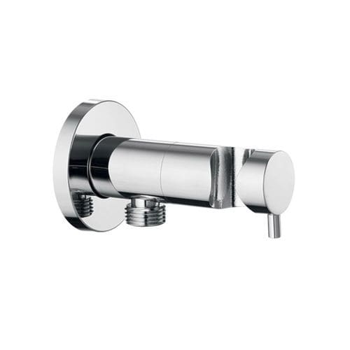 Rubinetto da doccia - TONDO - Aquademy - da parete / in ottone cromato / da bagno
