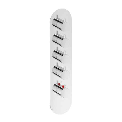 Miscelatore da doccia - ROUND THERMO V4 - Aquademy - da parete / da incasso / termostatico