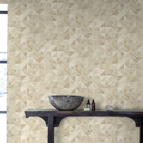Carta da parati contemporanea - DESERT WALL - Eco - con motivi geometrici