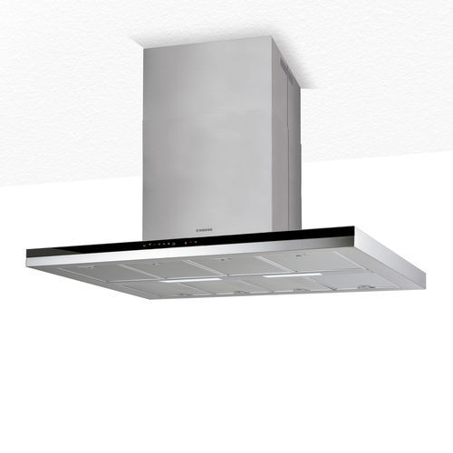 Cappa a isola - MIRAGE PREMIUM 1200 - Nodor - con condotto / con illuminazione integrata / silenziosa