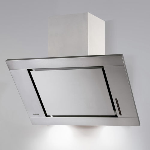 Cappa a muro - CASANDRA INOX - Nodor - con illuminazione integrata / silenziosa / con touch screen