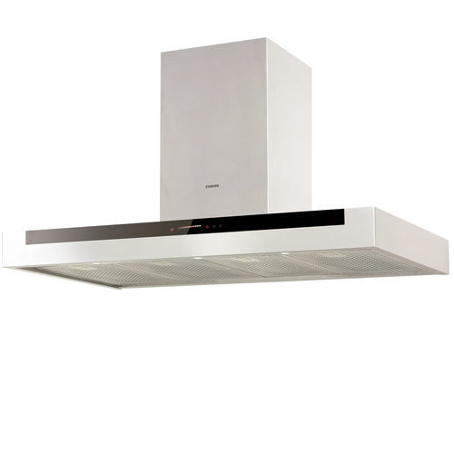 Cappa a muro - ORION 1200 - Nodor - con condotto / con illuminazione integrata / silenziosa