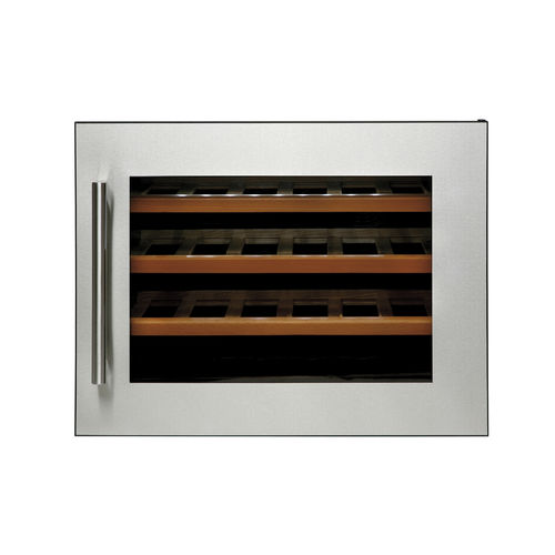 Cantinetta multitemperatura - V 24 B - Nodor - da incasso / in metallo / vetrata