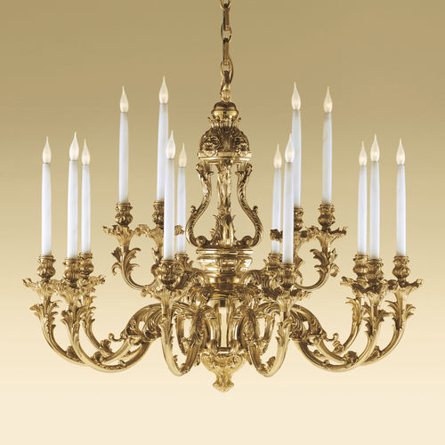Lampadario in stile - LOUIS XV - Chelsom - in cristallo / in ottone / in ghisa