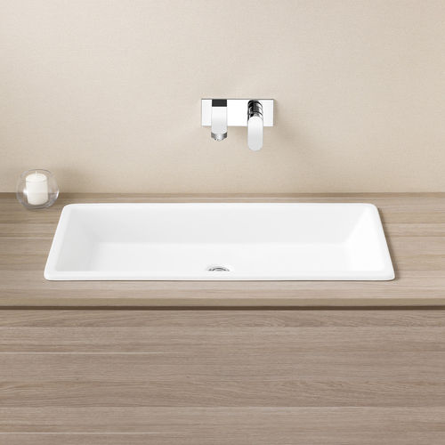 Lavabo da incasso - GRACE: EU8033A00W/EU8032A00W - caroma - in ceramica / rettangolare / contemporaneo