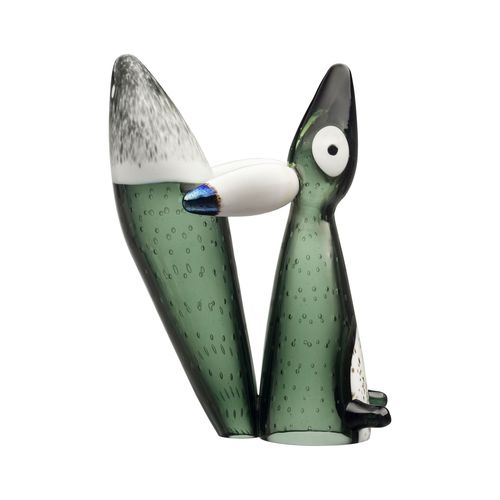 Scultura in vetro soffiato - Vulpes :1071549 - iittala - da appoggio / verde / animale