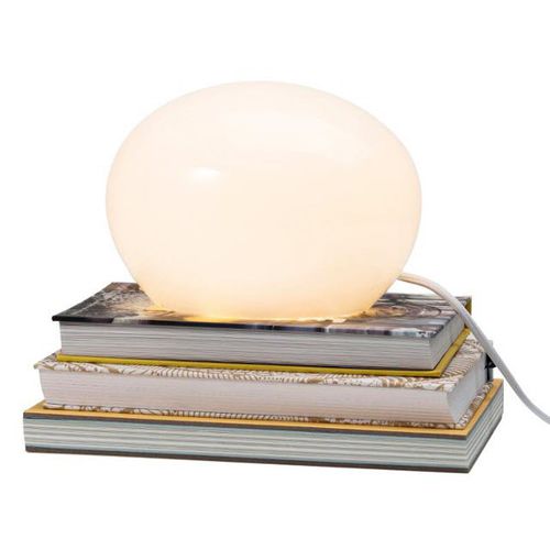 Lampada da tavolo - KUUKUNA - iittala - in vetro / contemporanea / con cavo