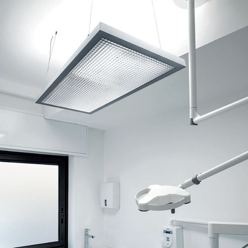 Luce a sospensione - HACCA - PLEXIFORM - LED / rettangolare / IP40