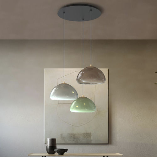 Lampada a sospensione - LUXOR  - SIKREA - in metallo / in vetro / contemporanea