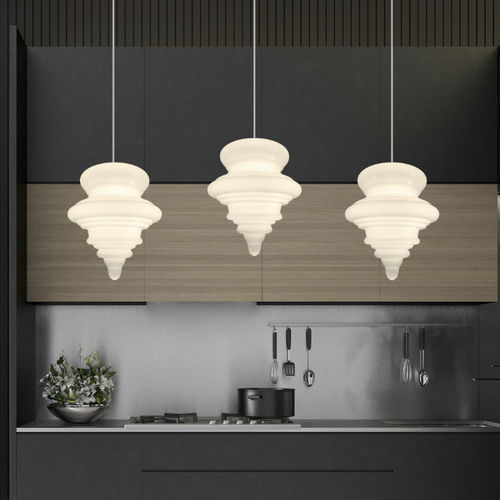 Lampada a sospensione - ISOTTA  - SIKREA - in metallo / in vetro / design originale