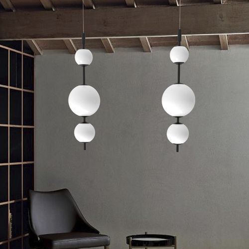 Lampada a sospensione - TOLOMEO  - SIKREA - in metallo / in vetro / contemporanea