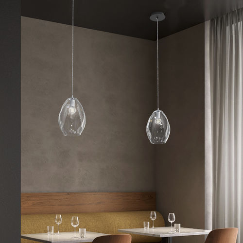 Lampada a sospensione - MORIS  - SIKREA - in vetro / contemporanea / con cavo