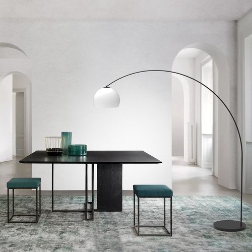 Lampada da terra - ARCO  - SIKREA - in metallo verniciato / in metacrilato / contemporanea