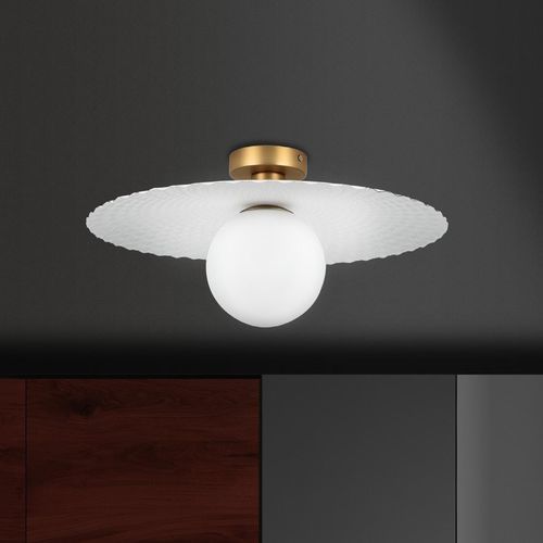 Plafoniera contemporanea - MISS  - SIKREA - rotonda / in metallo / LED