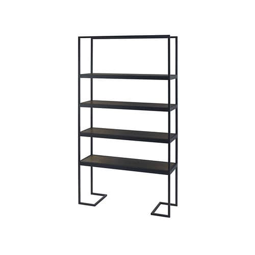 Scaffale alto - STRAIGHT UP - Baker Furniture Co. - contemporaneo / in noce / in metallo