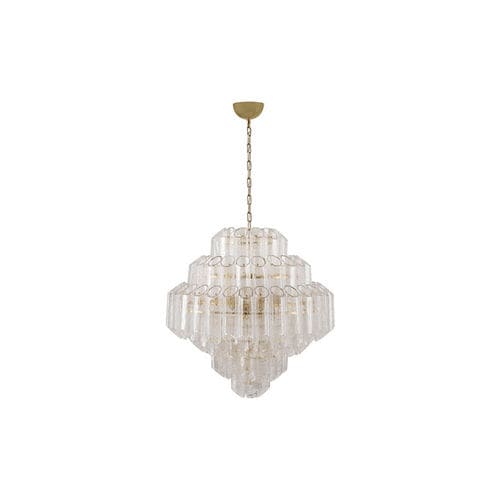Lampadario contemporaneo - STELLA - Baker Furniture Co. - in cristallo / in vetro di Murano / in ottone