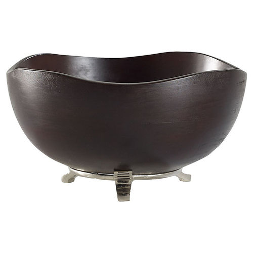 Ciotola in legno - FOOTED - Baker Furniture Co. - in metallo / contemporanea