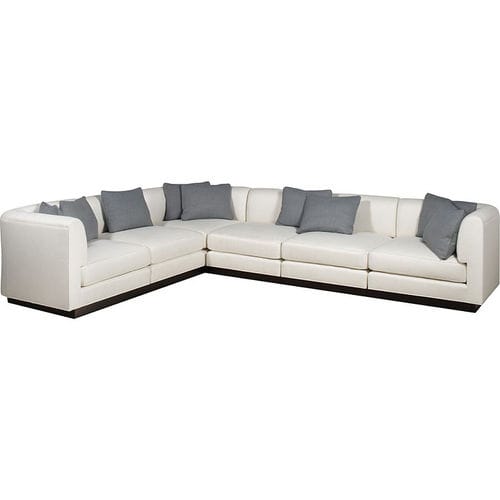 Divano modulare - CLARO - Baker Furniture Co. - d'angolo / contemporaneo / in tessuto
