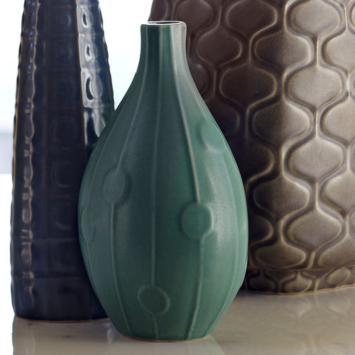 Vaso contemporaneo - ABACUS  - Jonathan Adler - in gres / fatto a mano