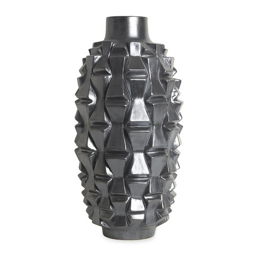 Vaso design originale - GRENADE BOW TIE - Jonathan Adler - in gres / fatto a mano