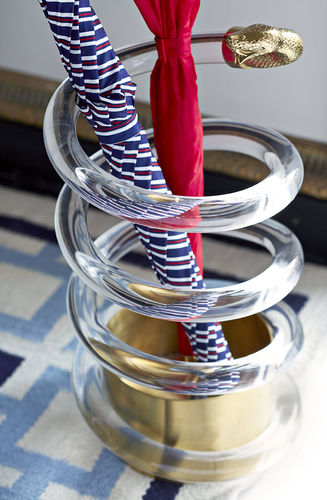 Portaombrello in ottone - SERPENT - Jonathan Adler - in acrilico