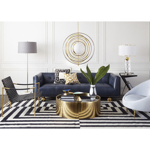 Lampadario design originale - ELECTRUM KINETIC - Jonathan Adler - in vetro / in nichel / in ottone lucidato