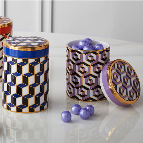 Contenitori portaoggetti in porcellana - VERSAILLES - Jonathan Adler