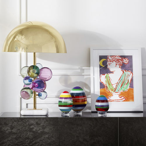 Lampada da tavolo - GLOBO  - Jonathan Adler - in ottone / in acrilico / in marmo