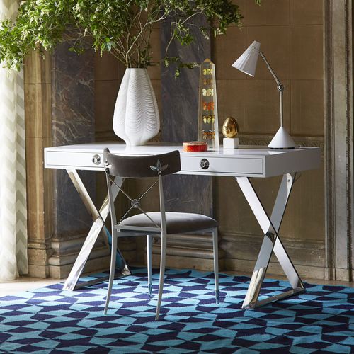 Scrivania da terra - CHANNING - Jonathan Adler - contemporanea / in legno laccato / dritta