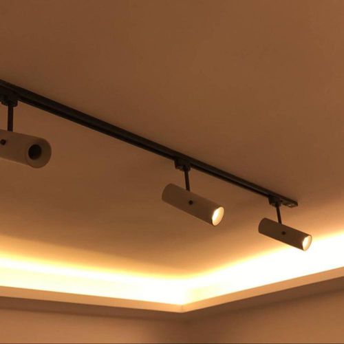 Faretti a binario LED - LV - BENTU DESIGN - tondo / in alluminio / in calcestruzzo