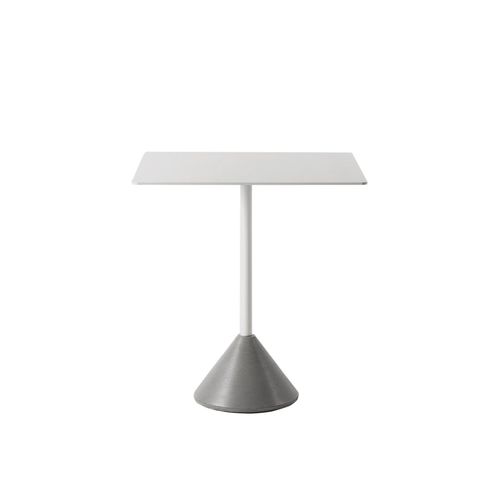 Tavolo contemporaneo - DING - BENTU DESIGN - in calcestruzzo / con supporto in alluminio / rettangolare
