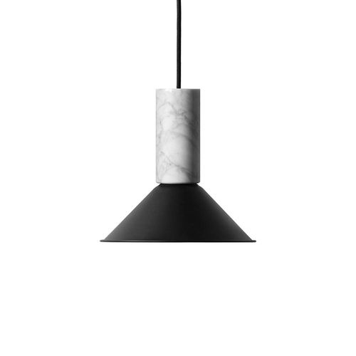 Lampada a sospensione - R - BENTU DESIGN - in pietra lavica / contemporanea / con cavo
