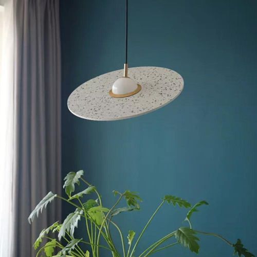 Lampada a sospensione - PLANET - BENTU DESIGN - in acciaio inossidabile / in vetro / in calcestruzzo