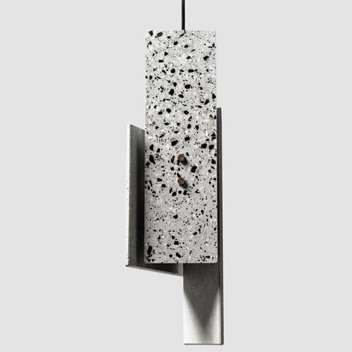 Lampada a sospensione - PIECE - BENTU DESIGN - in acciaio inossidabile / in calcestruzzo / in pietra