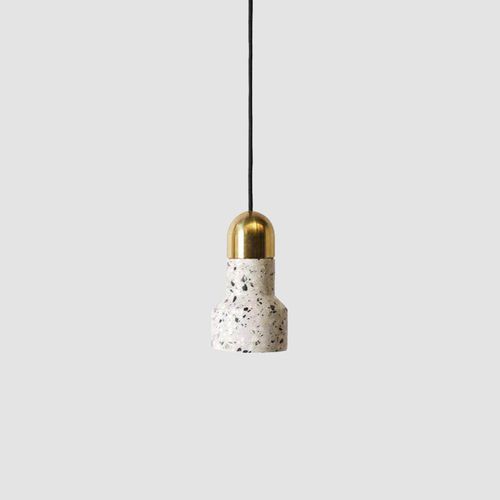 Lampada a sospensione - QIE - BENTU DESIGN - in acciaio inossidabile / in calcestruzzo / contemporanea