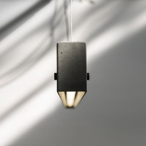 Lampada a sospensione - YI - BENTU DESIGN - in calcestruzzo / contemporanea / con cavo