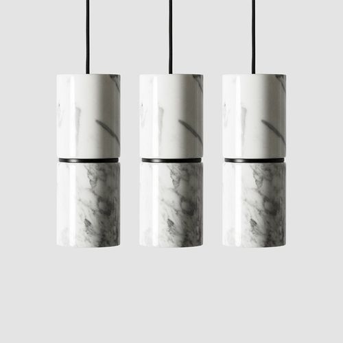 Lampada a sospensione - RI - BENTU DESIGN - in alluminio / in ottone / in marmo