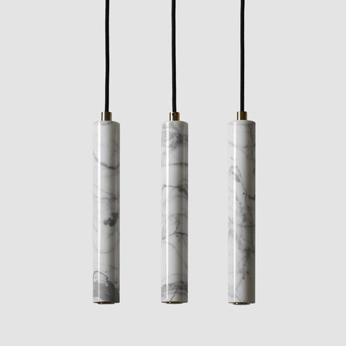 Lampada a sospensione - BANG - BENTU DESIGN - in alluminio / in ottone / in marmo