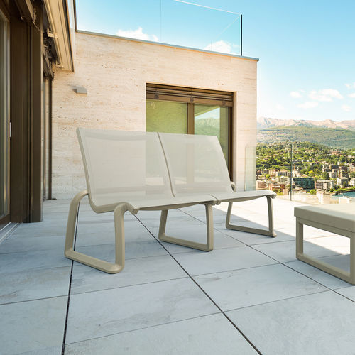 Divano contemporaneo - PACIFIC  - Siesta - in Batyline® / senza braccioli / bianco