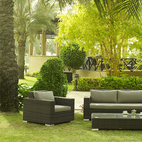 Poltrona contemporanea - GABRIEL - Rattan House - in rattan / da giardino