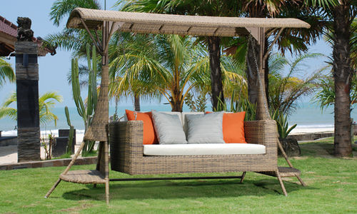 Divano contemporaneo - VEGA - Rattan House - da giardino / sospeso / multicolore