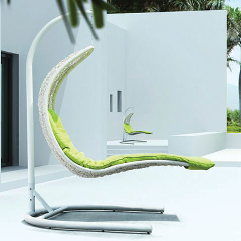 Lettino prendisole contemporaneo - MYA - Rattan House - in rattan / da giardino / sospeso